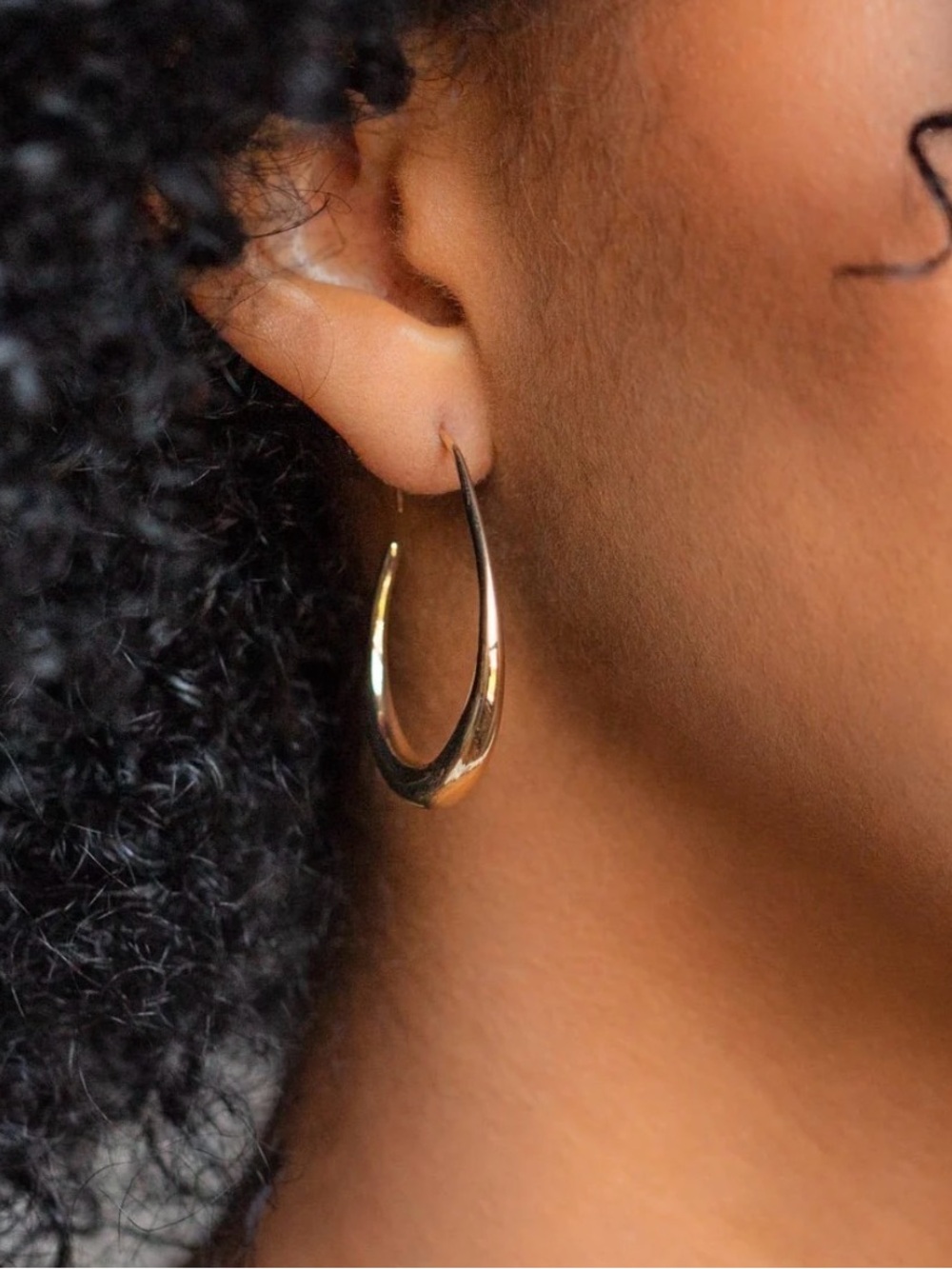 New Loft Metallic Drop Teardrop Earrings - Picture 4 of 11